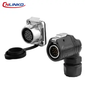Industrial Waterproof LP20 90° Connector with Multiple Pins 16 S99d4123c82da49e3969308f718e9da95m