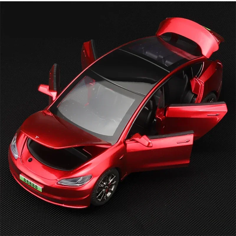 1:32 Scale Tesla Model 3 Diecast Model by WELLY 3 1:32 Scale Tesla Model 3 Diecast Model by WELLY - Image 3