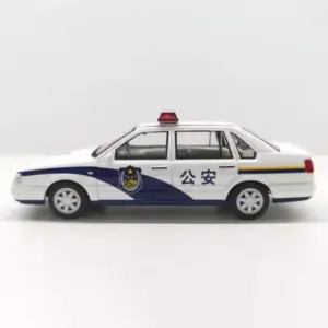 1:43 Scale Police Car Model Santana 2000 8 S99e7a831184c458eb49be38d895ca0f6U