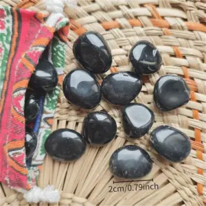 Polished Obsidian Quartz Crystal Stones Set 9 S99e950018c5d43bd87266a062821db3a4