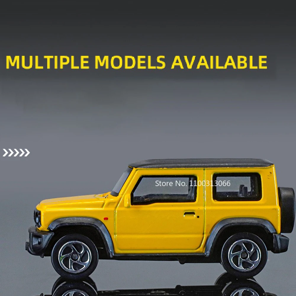 Vibrant Yellow Suzuki Jimny 1:52 Scale Model 4 Vibrant Yellow Suzuki Jimny 1:52 Scale Model - Image 4