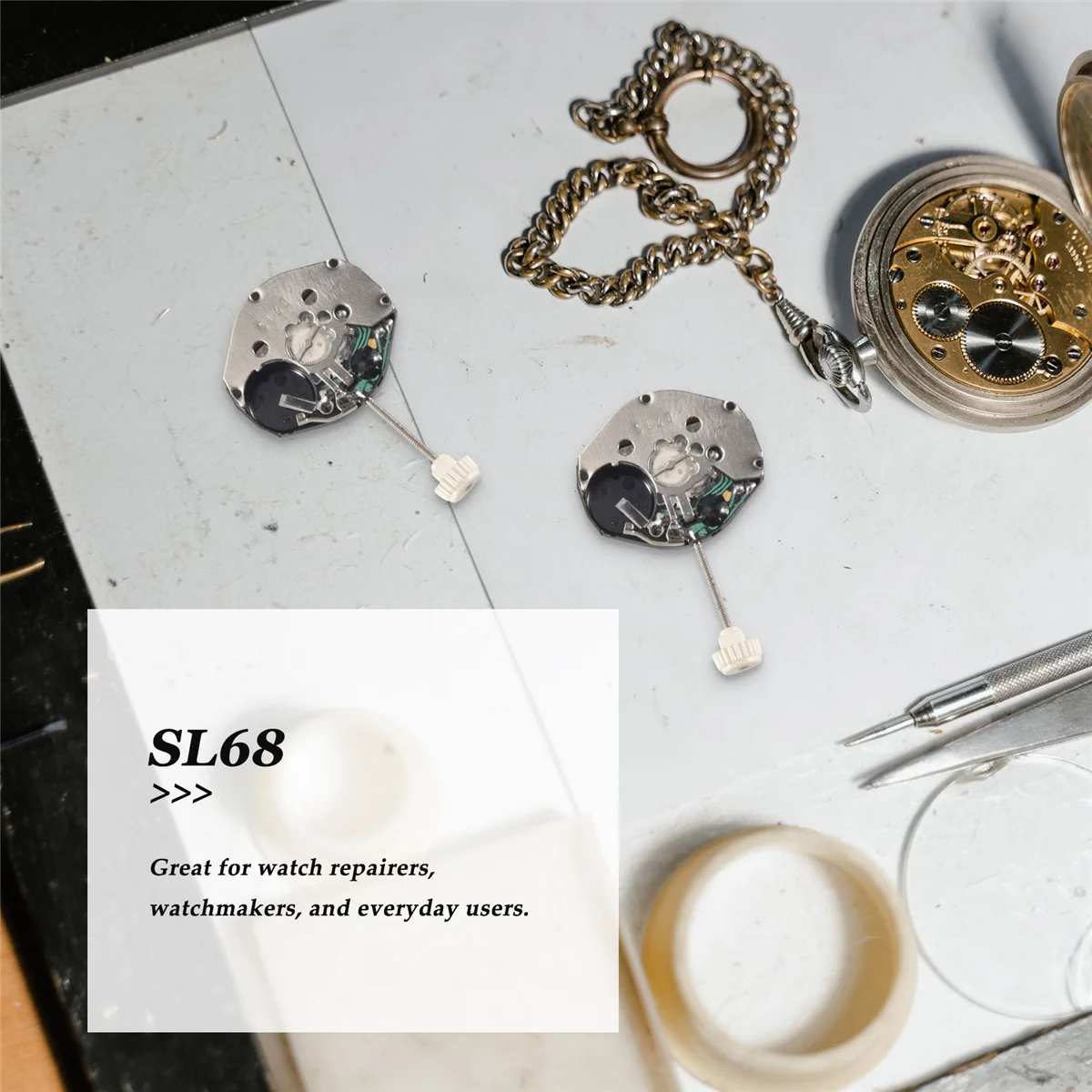 SL68 Quartz Watch Movement Set for Repairs 4 SL68 Quartz Watch Movement Set for Repairs - Image 4