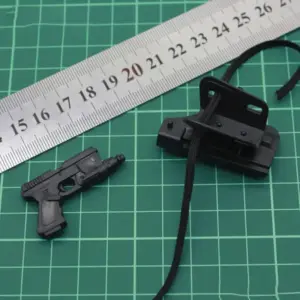 12-Inch Action Figure Miniature Pistol & Holster Set