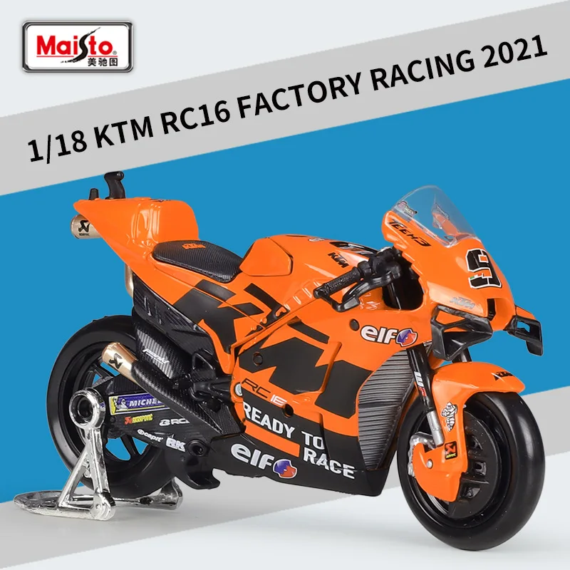 KTM 33 1:18 Diecast Racing Motorcycle Model 10 KTM 33 1:18 Diecast Racing Motorcycle Model - Image 10