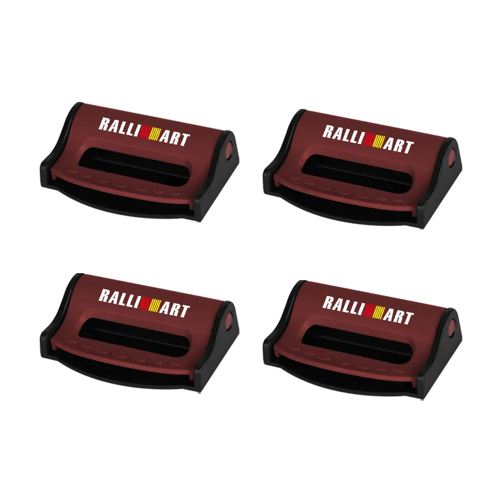 RALLI ART Seat Belt Clips Set for Mitsubishi 9 RALLI ART Seat Belt Clips Set for Mitsubishi - Image 9