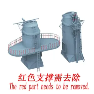 Fletcher Destroyer Chimney Model 36" Scale 6 S9a46c62839bf46c388dd76e2b4259587m