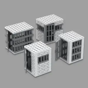 Mini Jail Prison Block Building Set for Kids 7 S9a8126b440f94fb59920e44ca5bb32d9s