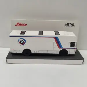 White Mercedes-Benz Transport Trailer Model