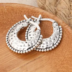Silver Geometric Hoop Earrings for Women 9 S9a8b9e22423143448e6eddbba385eeab2
