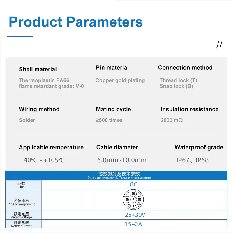 Waterproof E13 High-Current C-Type Connector 6 Waterproof E13 High-Current C-Type Connector - Image 6