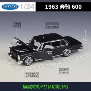 Mercedes Benz 1963 600 1:24 Scale Diecast Model 7 S9a94c0bcf9e94d8d92e9b4bdf4a5b15fK