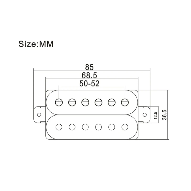Colorful Dual-Coil Humbucker Pickup for Guitar 2 Colorful Dual-Coil Humbucker Pickup for Guitar - Image 2