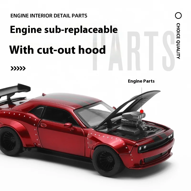 1:36 Scale Diecast Dodge Challenger SRT JAILBREAK Model 4 1:36 Scale Diecast Dodge Challenger SRT JAILBREAK Model - Image 4