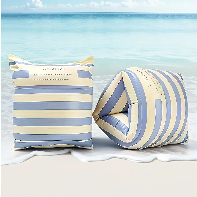 Vibrant 2-Pack PVC Inflatable Armbands for Adults 4 Vibrant 2-Pack PVC Inflatable Armbands for Adults - Image 4