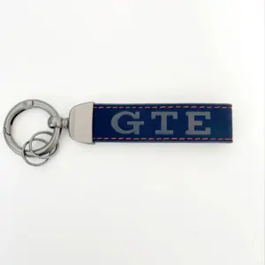 Volkswagen GTE Car Keychain in Leather & Steel 7 S9ada7b87556b405fb518590301c6ad47Y