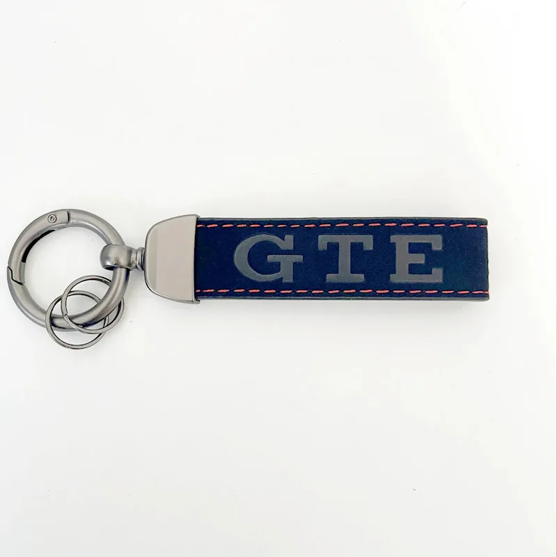 Volkswagen GTE Car Keychain in Leather & Steel 3 Volkswagen GTE Car Keychain in Leather & Steel - Image 3