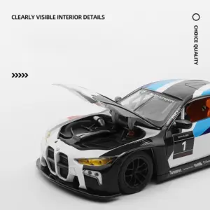 BMW M4 GT3 Diecast Model Car 1:24 Scale 12 S9ade75fad7f04c679534fe8e640645312