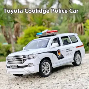 1:32 Toyota Cruiser Police SUV Diecast Model 8 S9ae8283e9fe34dabba362aeb5efae5ce7