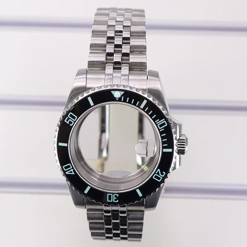 40mm Stainless Steel Dive Watch Case for Custom Builds 7 40mm Stainless Steel Dive Watch Case for Custom Builds - Image 7