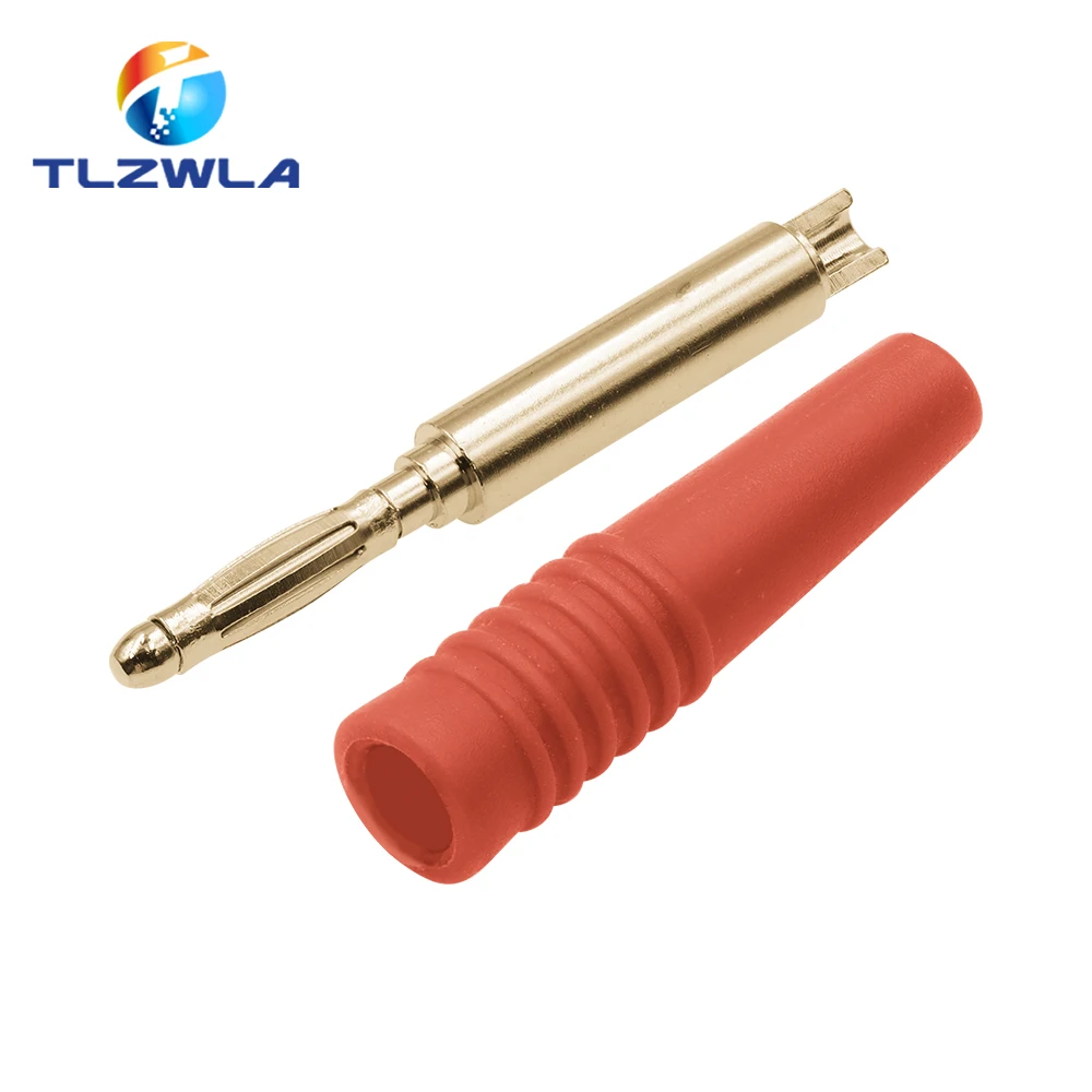 Gold Plated Banana Connectors (Set of 5) 4 Gold Plated Banana Connectors (Set of 5) - Image 4