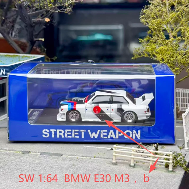 1:64 Alloy BMW E30 M3 Race Car Model 3 1:64 Alloy BMW E30 M3 Race Car Model - Image 3
