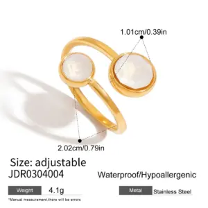 Stainless Steel Zircon Ring for Women 13 S9b03479da9b54e25bf18bf03b38af61ef