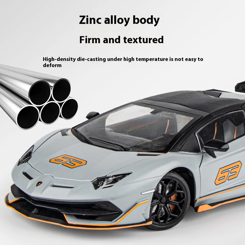 Lamborghini Aventador SVJ Diecast Model 1:18 Scale 4 Lamborghini Aventador SVJ Diecast Model 1:18 Scale - Image 4