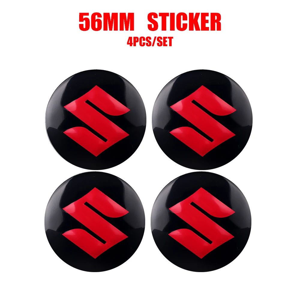 Suzuki Wheel Center Caps Set 54-60mm 10 Suzuki Wheel Center Caps Set 54-60mm - Image 10
