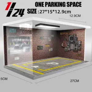 Modern Miniature Parking Lot Scene for Dioramas 13 S9b2f659e02e64f2481f81d81e1623b71f