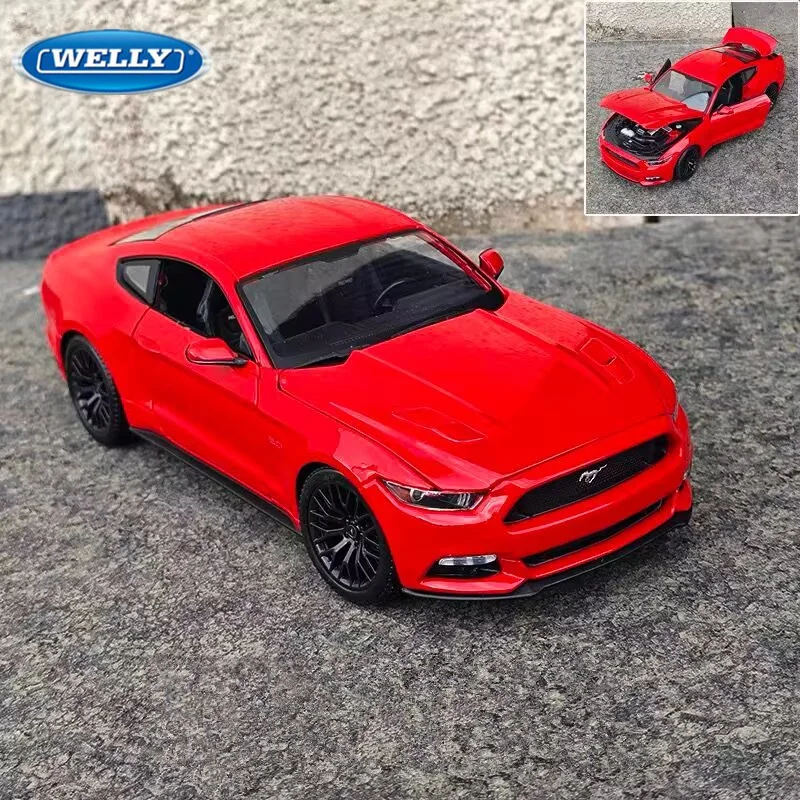 Ford Mustang GT Shelby 1:24 Diecast Model Collection 2 Ford Mustang GT Shelby 1:24 Diecast Model Collection - Image 2