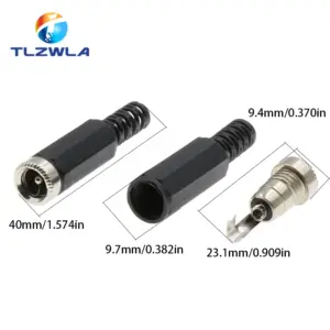 Set of 10 Female DC Power Jack Plugs 5.5×2.1/2.5mm 9 S9b44bb9e27ed4b439258643bdb9ec1e0k
