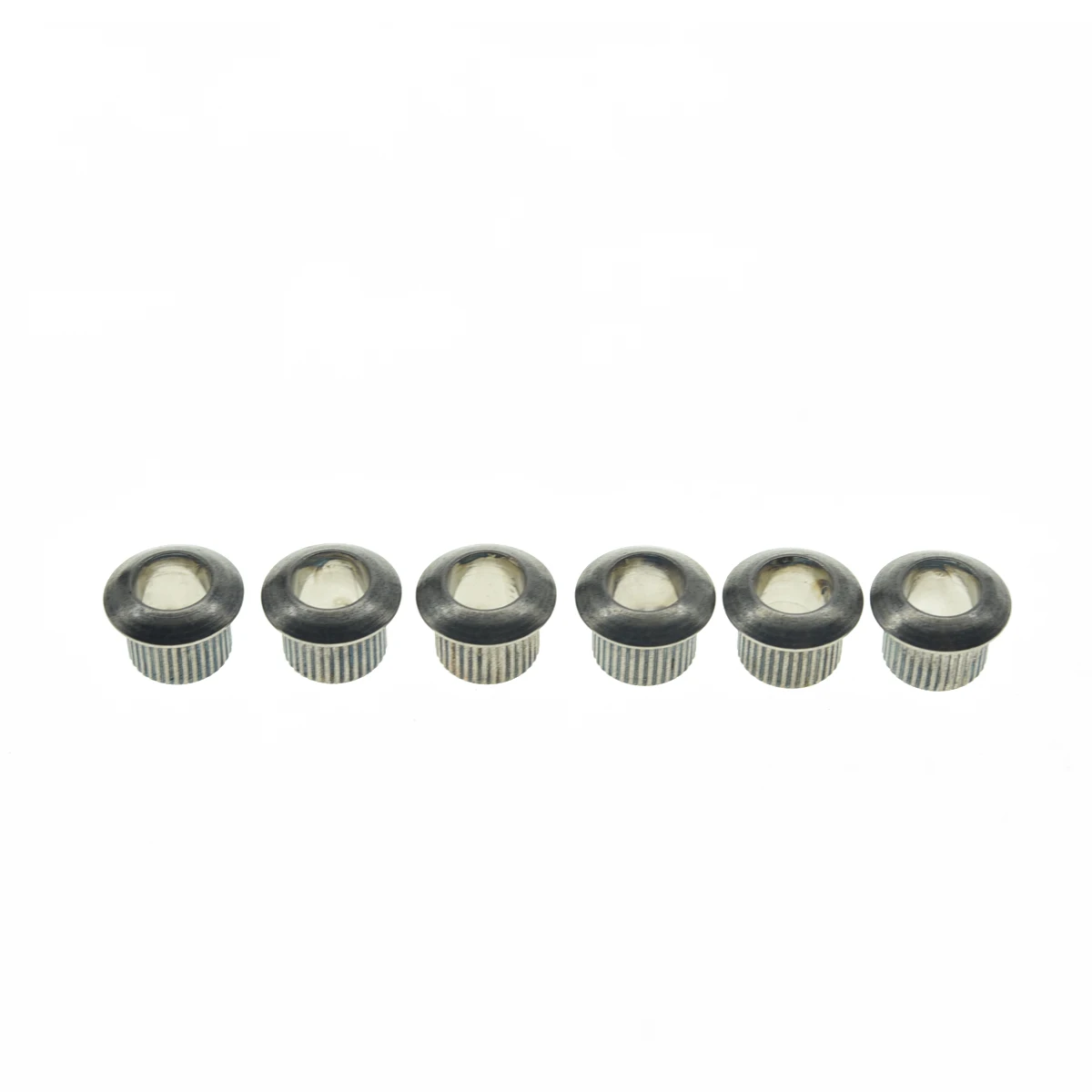 Vintage Brass Guitar Tuner Bushings Set 5 Vintage Brass Guitar Tuner Bushings Set - Image 5