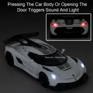 1/32 Scale Alloy Jesko Model Car 12 S9b5634a21541449e83c84aa9288fe9a1k