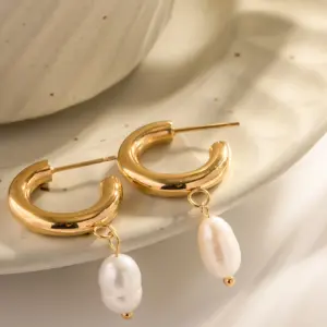 Stainless Steel Pearl Drop Earrings for Women 11 S9b6790a9f0ee4d50bd42eb997612cac2i