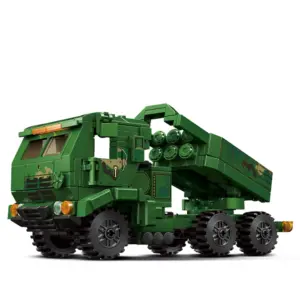 WWII Military Vehicle Model Set with Trailer 19 S9b689f1bbcb04d618fd66136817edbdb4