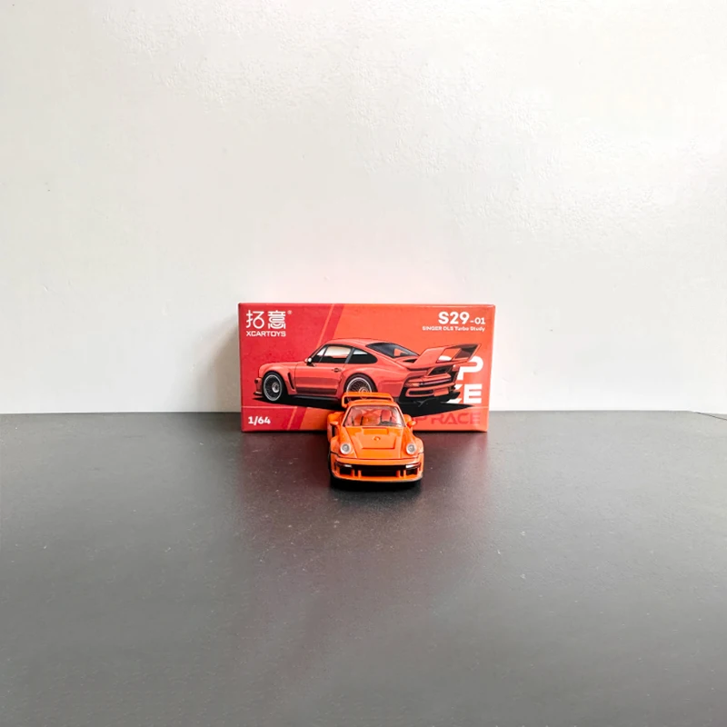Vibrant Orange Porsche 911 Diecast Model 1:64 Scale 6 Vibrant Orange Porsche 911 Diecast Model 1:64 Scale - Image 6