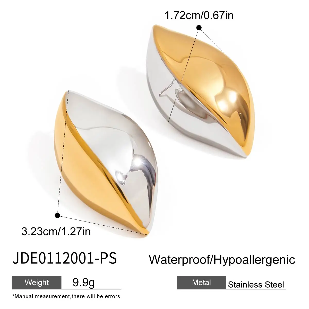 Stainless Steel Water-Drop Earrings 7 Stainless Steel Water-Drop Earrings - Image 7