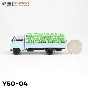White Die-Cast Cargo Truck Model 1:64 Scale 10 S9b87461e0bc04e5cb5fa25c4aeac063ex