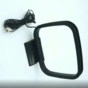 Black FM AM Loop Antenna for Receivers 10 S9b91ed0d46c64408a6904515d8d3a589k