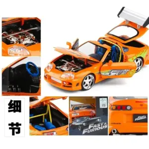 1:24 Scale Toyota Supra Diecast Model 10 S9b9ef0736feb457a925cd128e1dfc7b9i