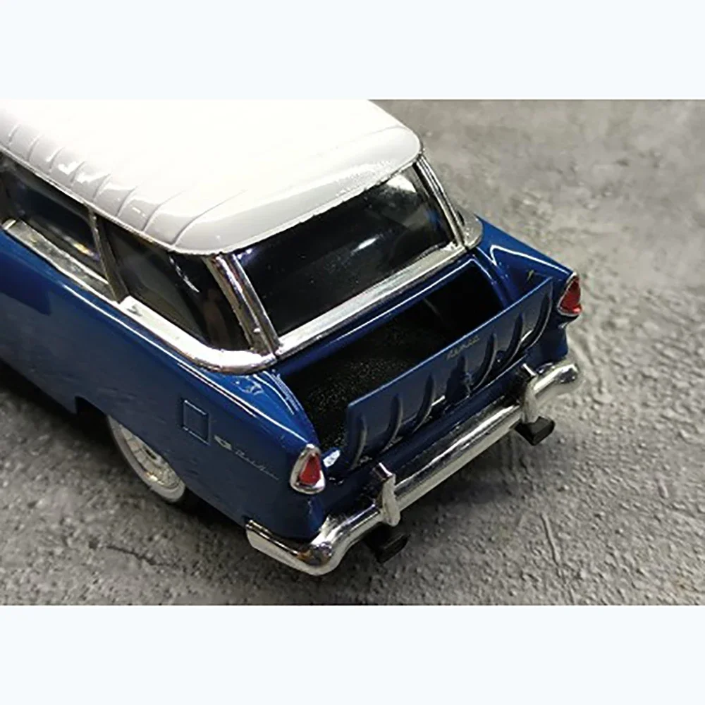 1955 Blue and White Die-Cast Car Model 2 1955 Blue and White Die-Cast Car Model - Image 2