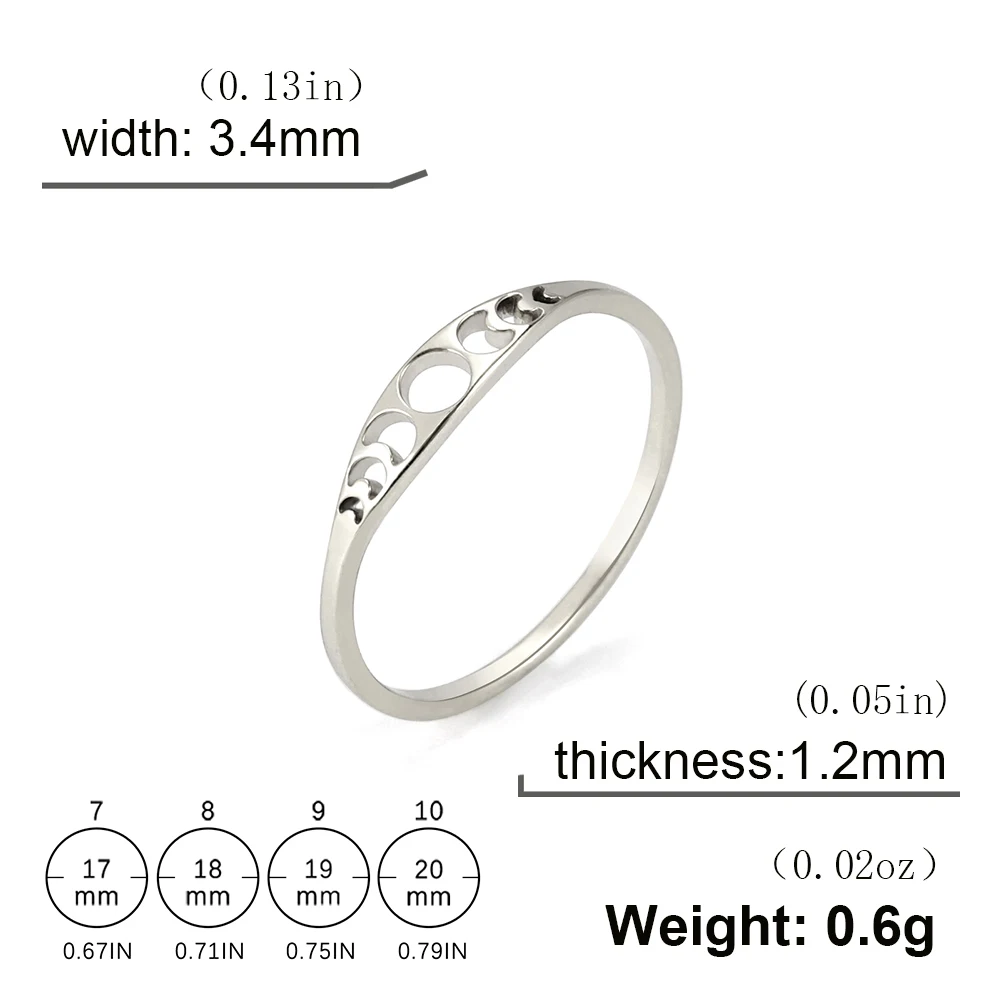 Celestial Moon Phase Ring for Women 8 Celestial Moon Phase Ring for Women - Image 8