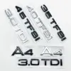 A4 3D Emblem Set with Chrome Finish