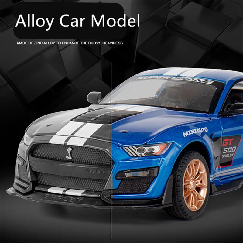 1:24 Scale Ford Mustang Shelby GT500 Replica 2 1:24 Scale Ford Mustang Shelby GT500 Replica - Image 2