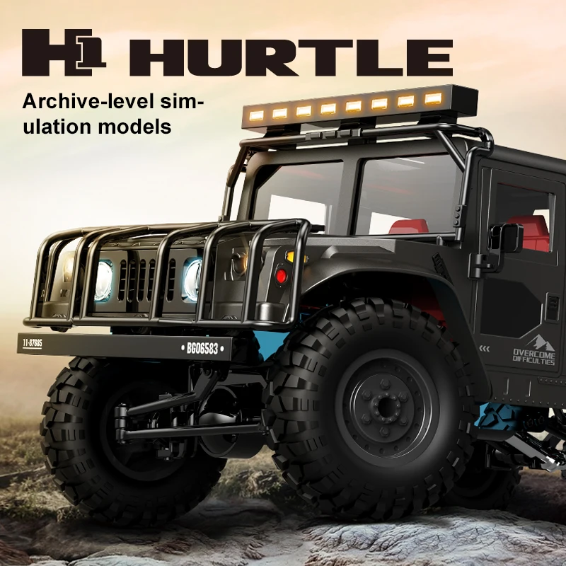 Off-Road RC Hummer with 4WD and 7.4V Battery 2 Off-Road RC Hummer with 4WD and 7.4V Battery - Image 2