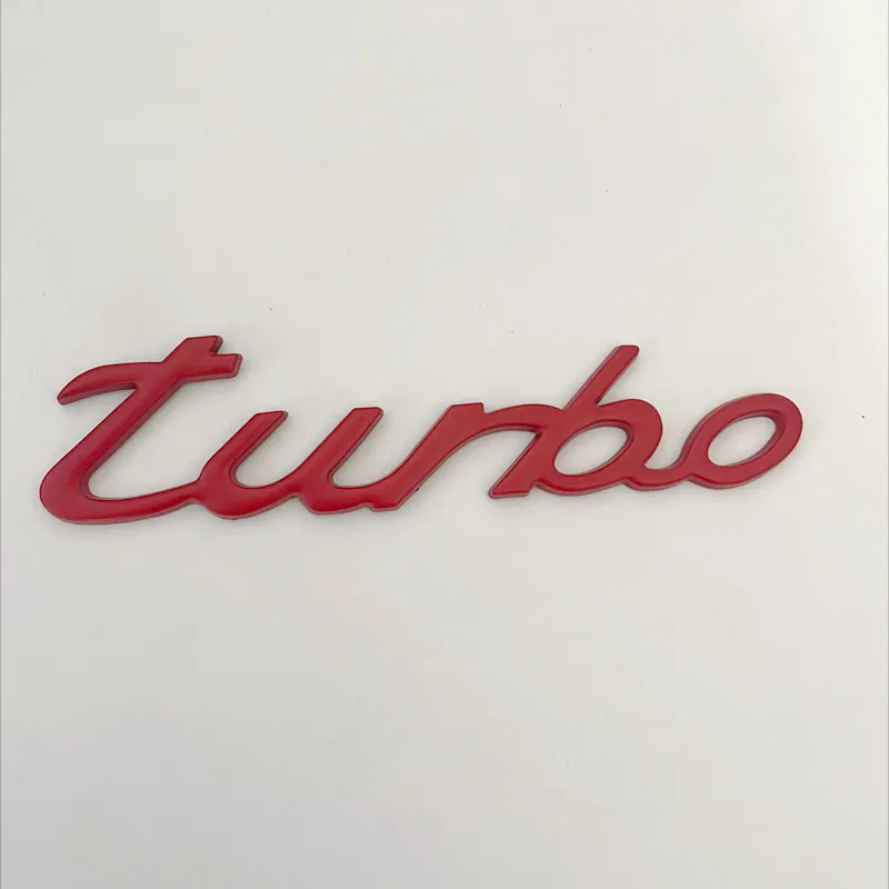 3D Metal Turbo Emblem for Cars—12.8cm x 3cm 7 3D Metal Turbo Emblem for Cars—12.8cm x 3cm - Image 7