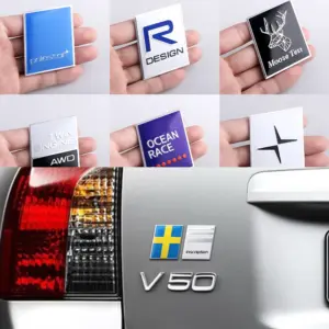 Aluminum Car Sticker for R-Design T6 AWD 13 S9bce0761dc4142538fdafa5a65800200b 2