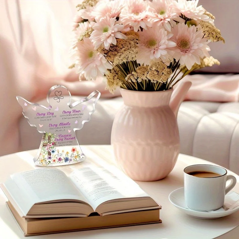 Acrylic Angel Spirit Figurine for Women 4 Acrylic Angel Spirit Figurine for Women - Image 4