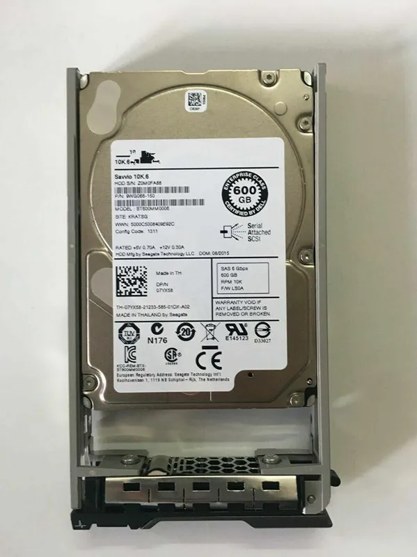 Dell 600GB SAS 10,000 RPM 6G SATA Drive 6 Dell 600GB SAS 10,000 RPM 6G SATA Drive - Image 6