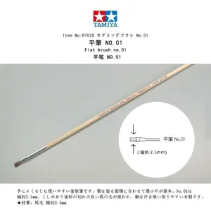 TAMIYA Precision Model Painting Brush Set 11 S9be58c19b5404073ab6e01e99768fd2e6